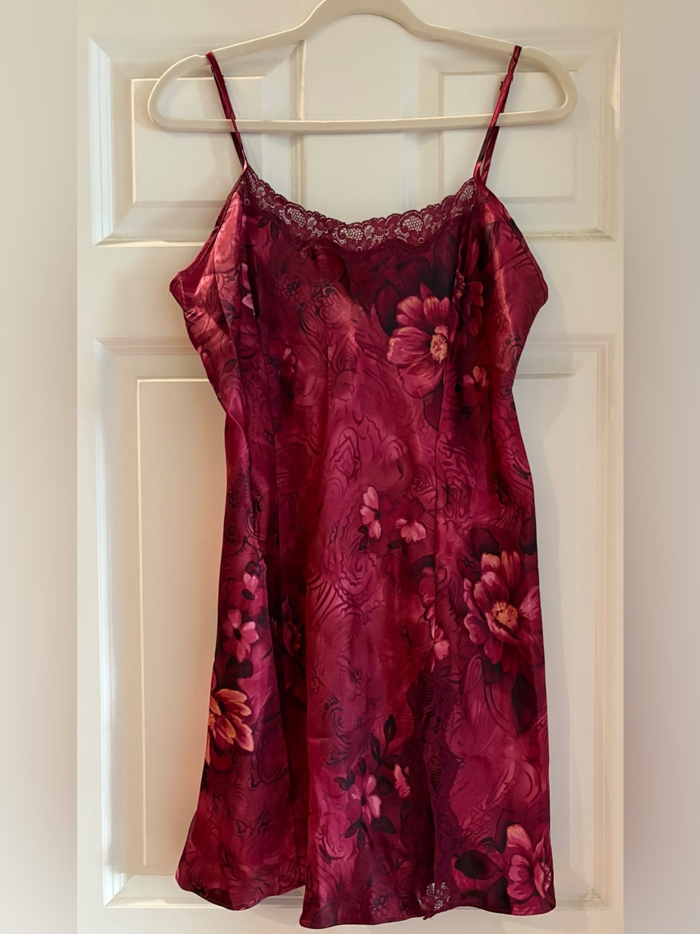 Expressions by California Dynasty Lace-Trim Chemise